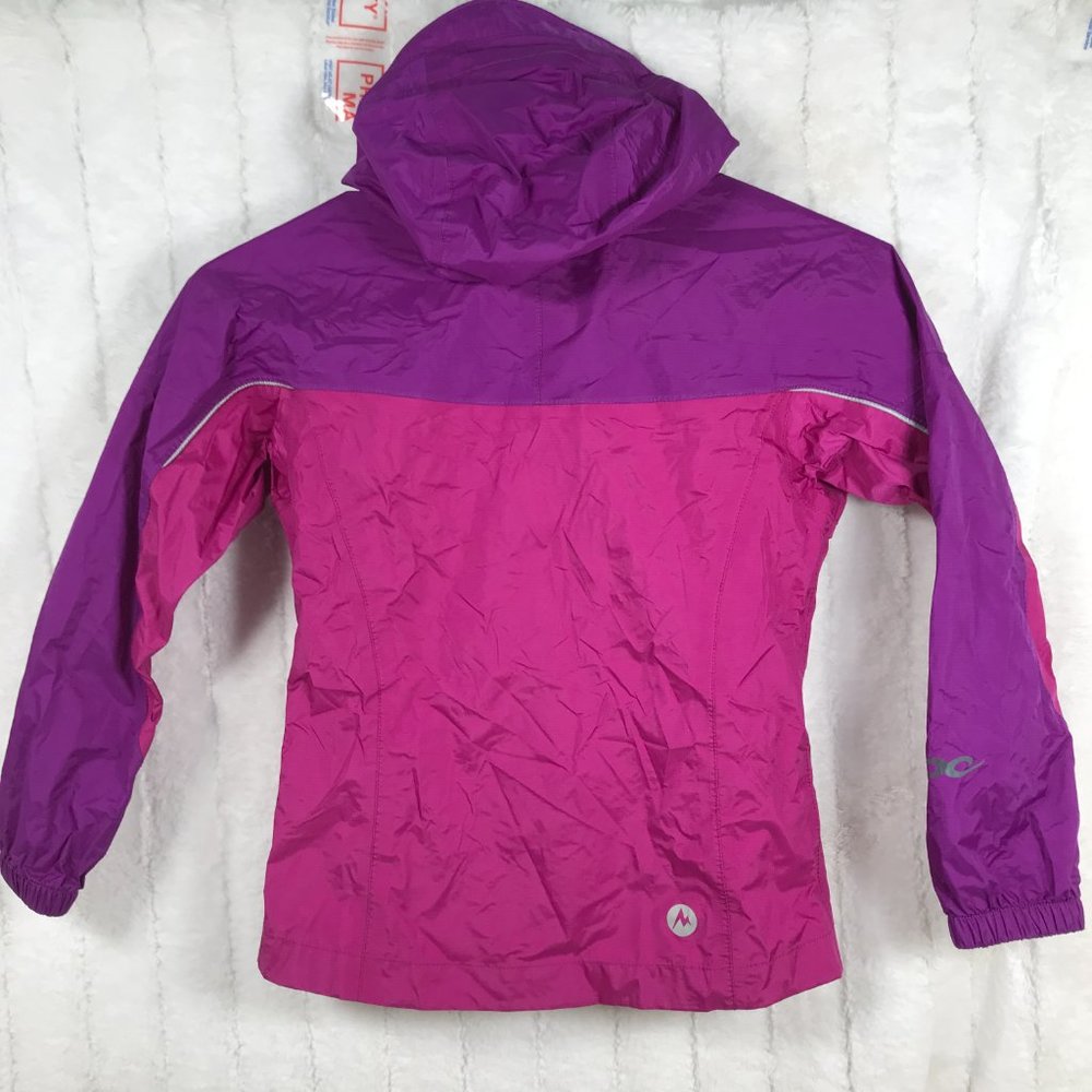 Marmot Girls XS 4-5 Windbreaker with hood - Picture 11 of 12
